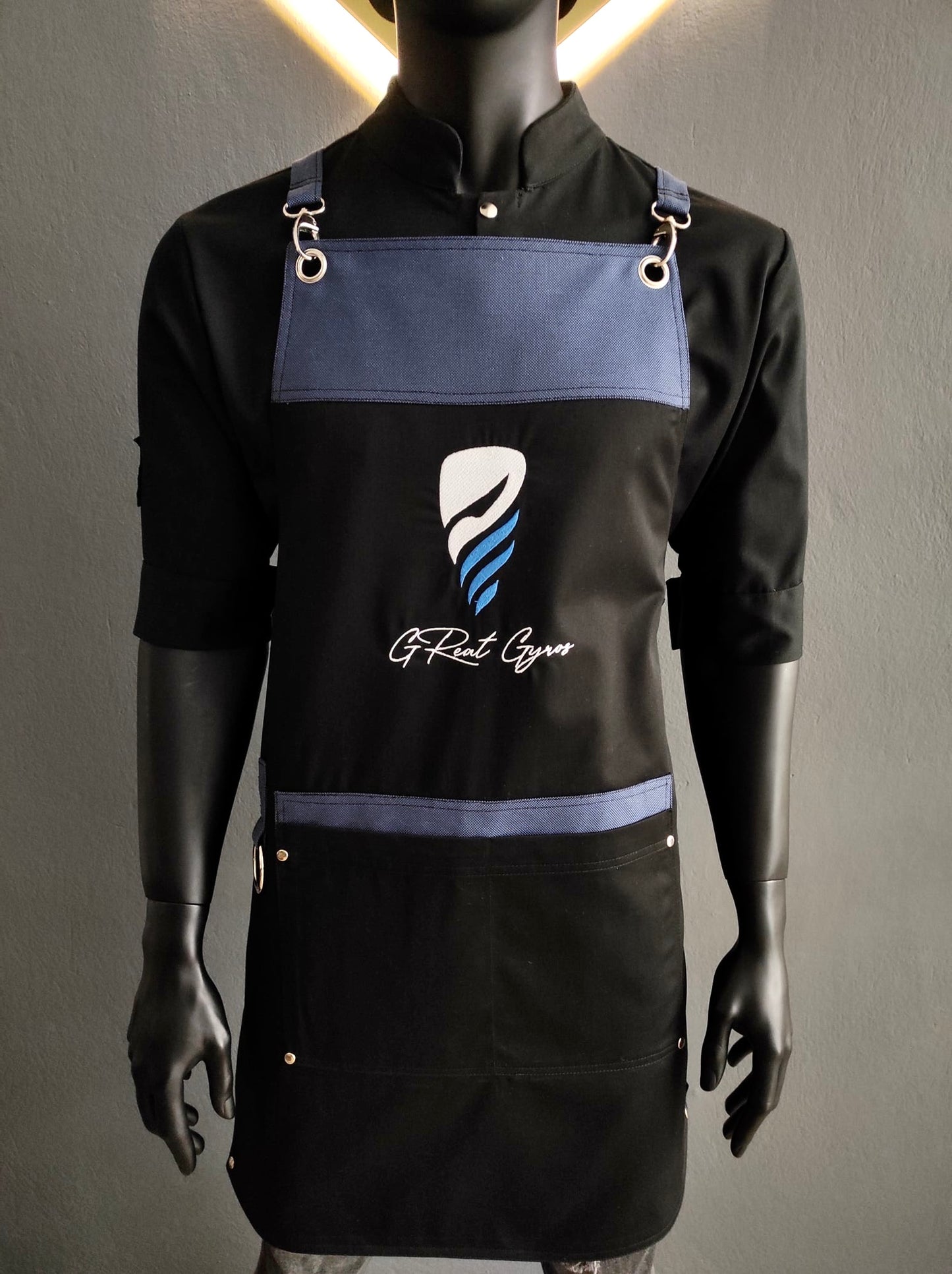 BLUE NISSOS APRON