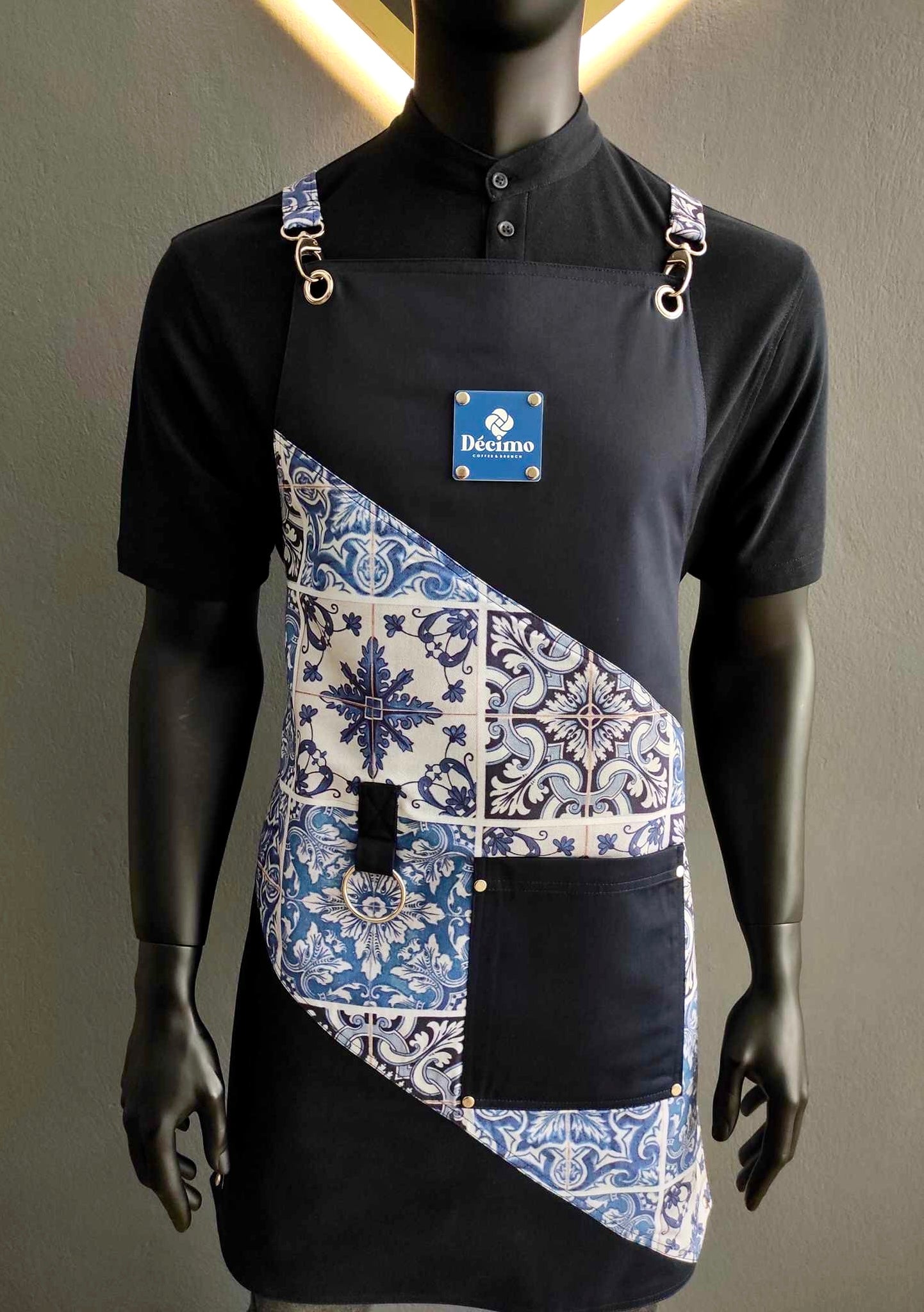 Apron Blue Mosaic