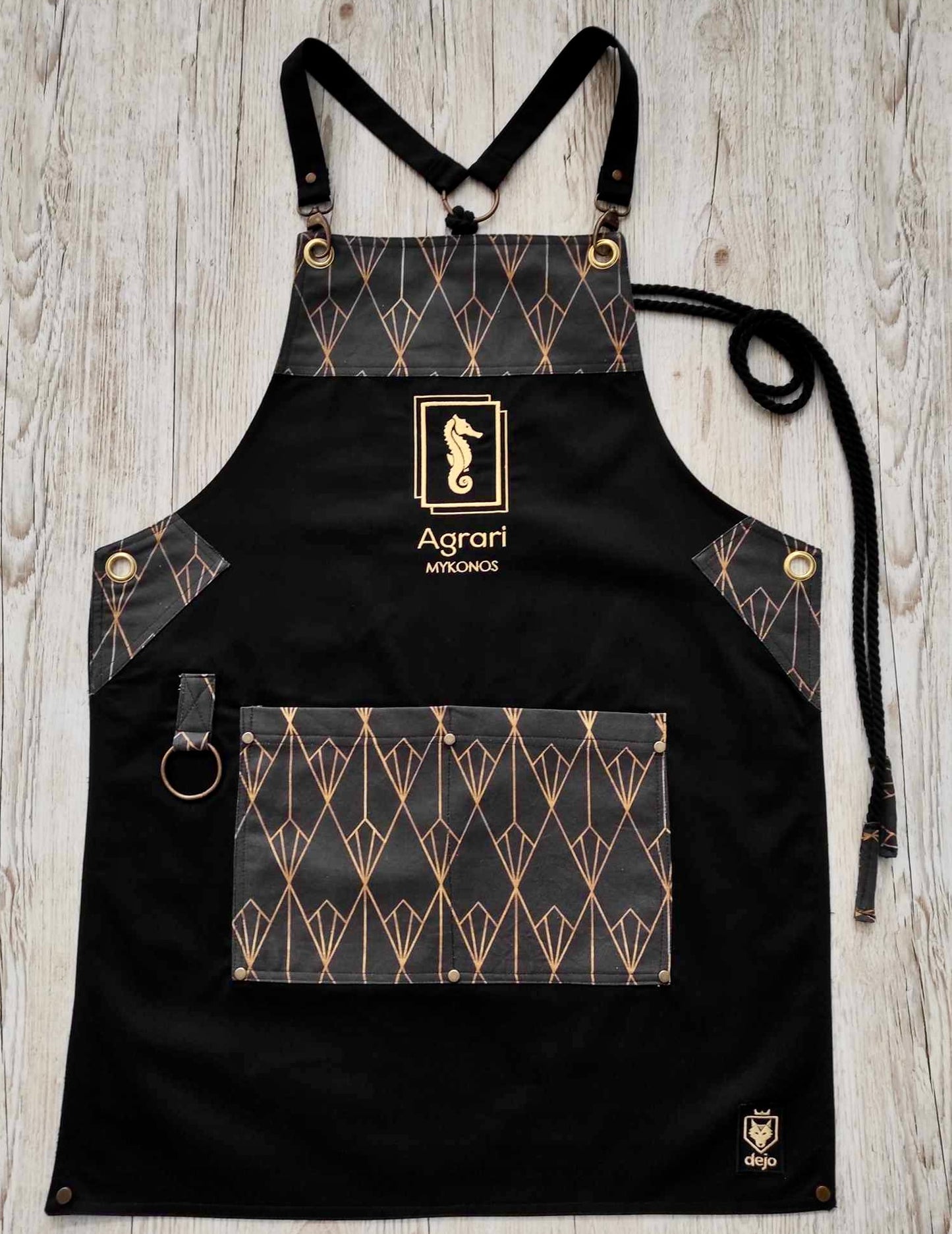 BLACK GOLD APRON