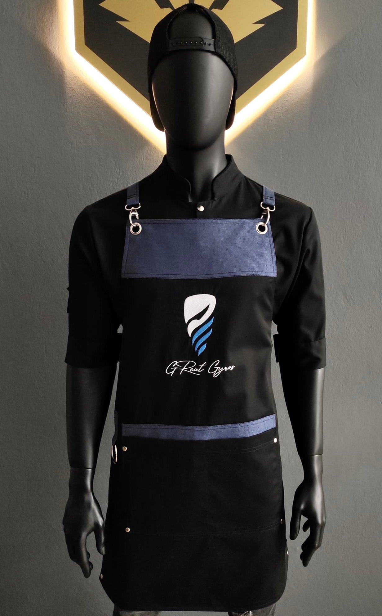 BLUE NISSOS APRON