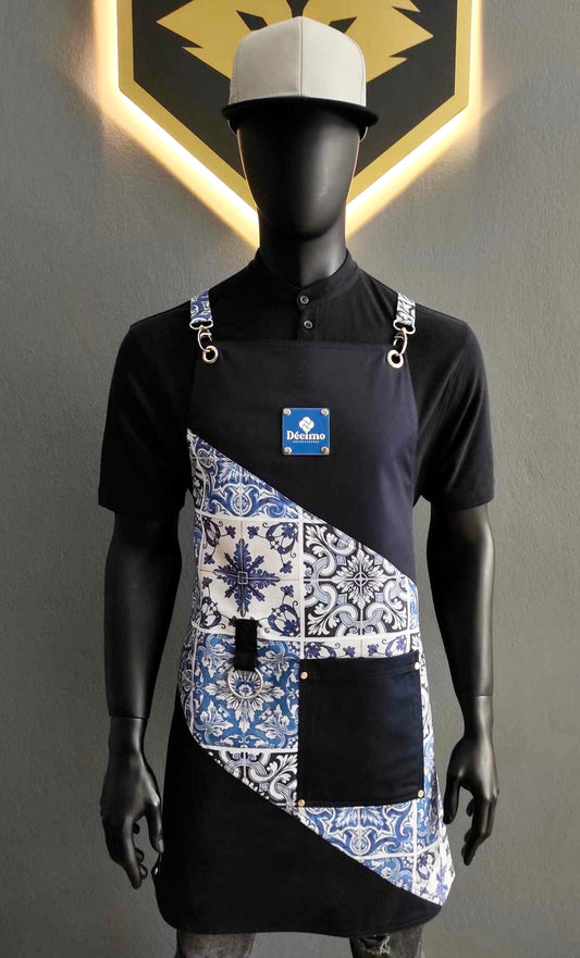 Apron Blue Mosaic