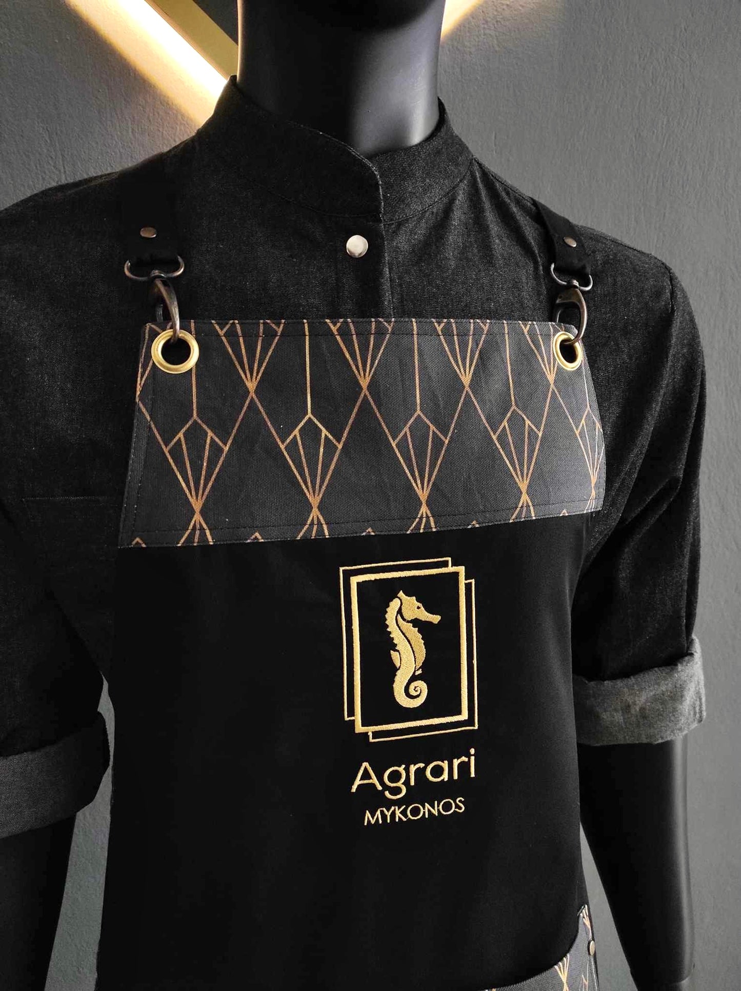 BLACK GOLD APRON