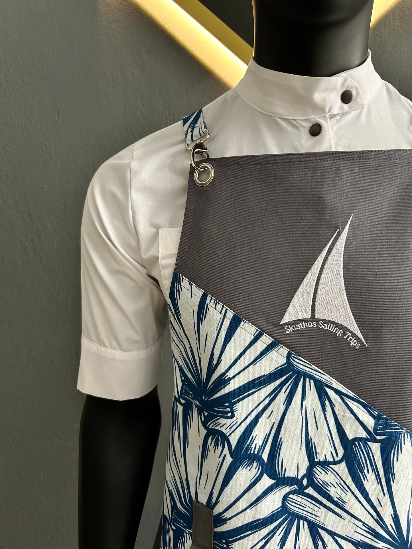 Grey Aegean Apron