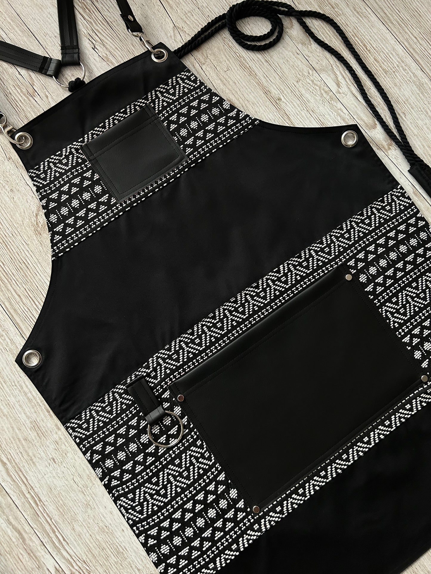 Ethnic Black Apron