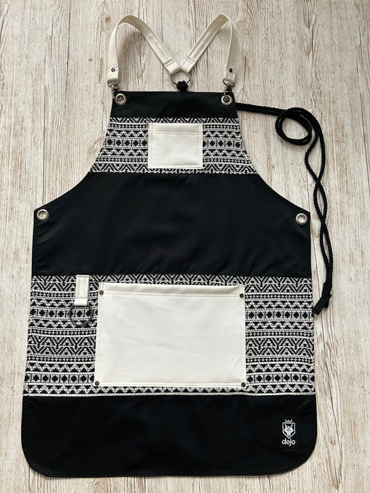 Ethnic White Apron