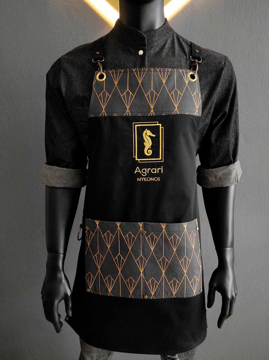 BLACK GOLD APRON