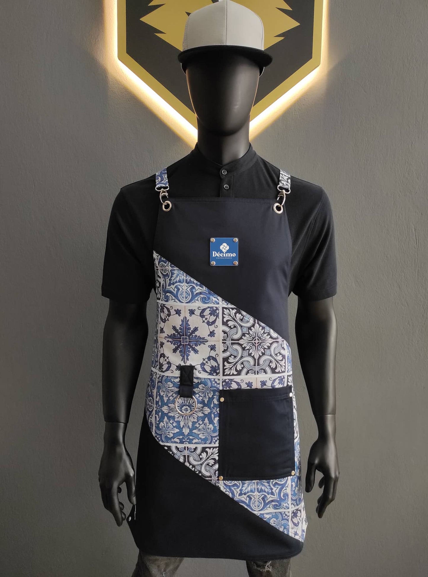 Apron Blue Mosaic