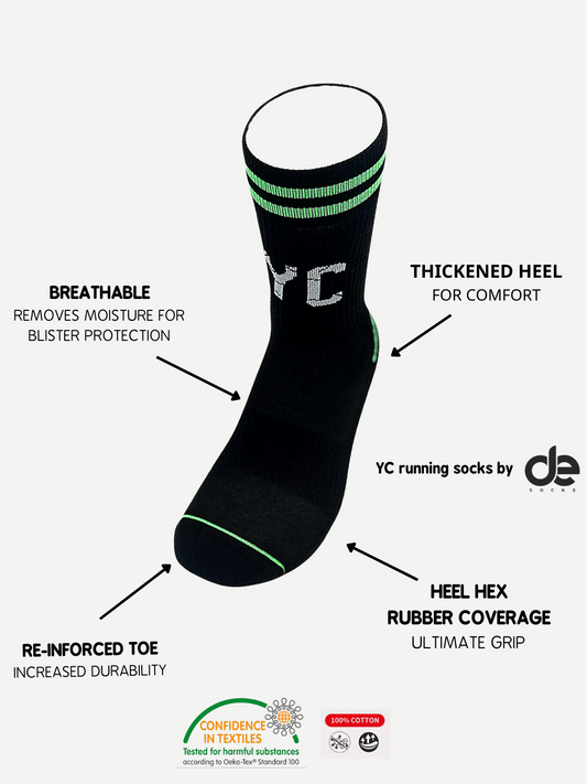 YC Socks Breathable Mid Hihg