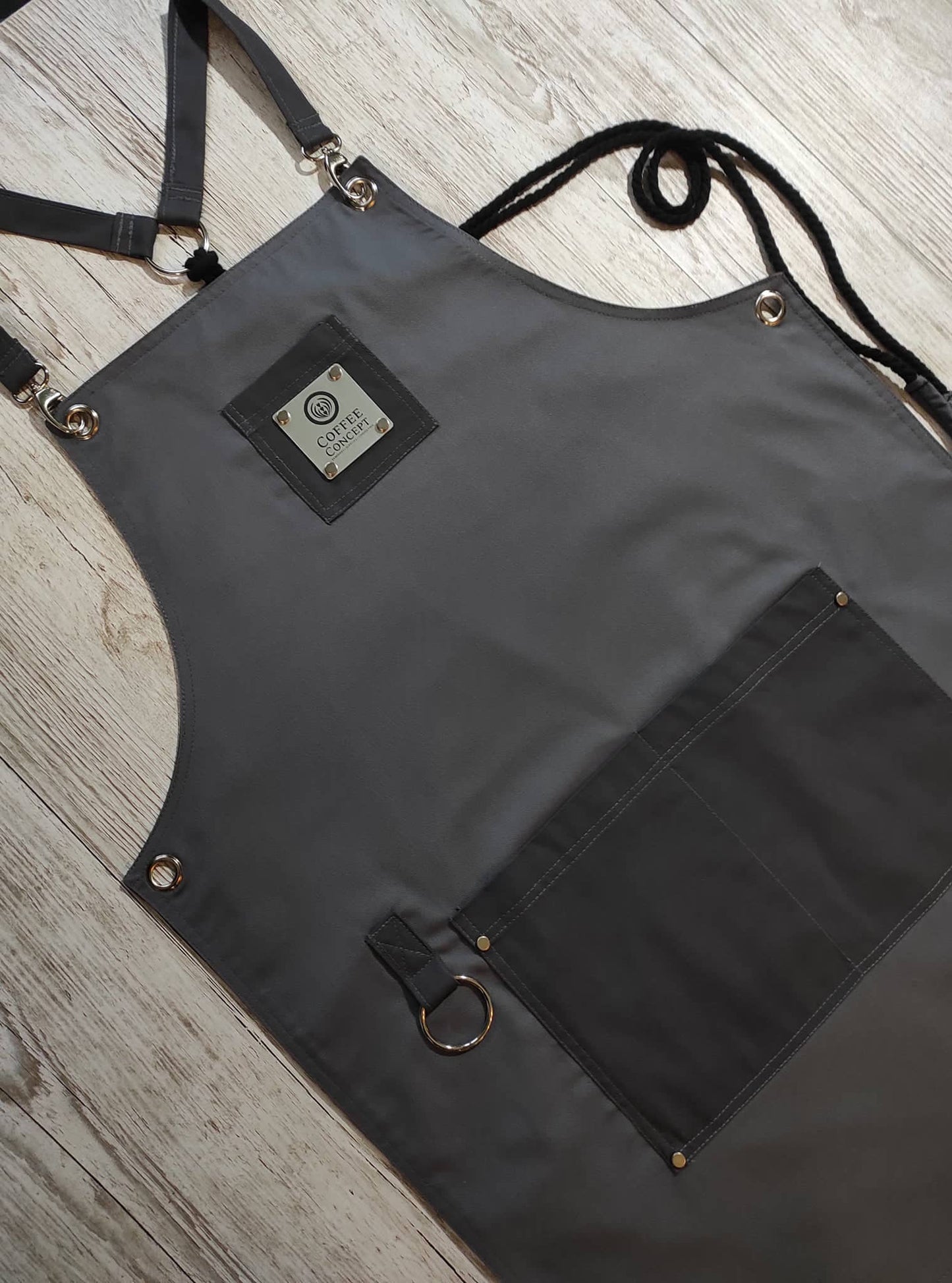 GREY CLASSIC APRON