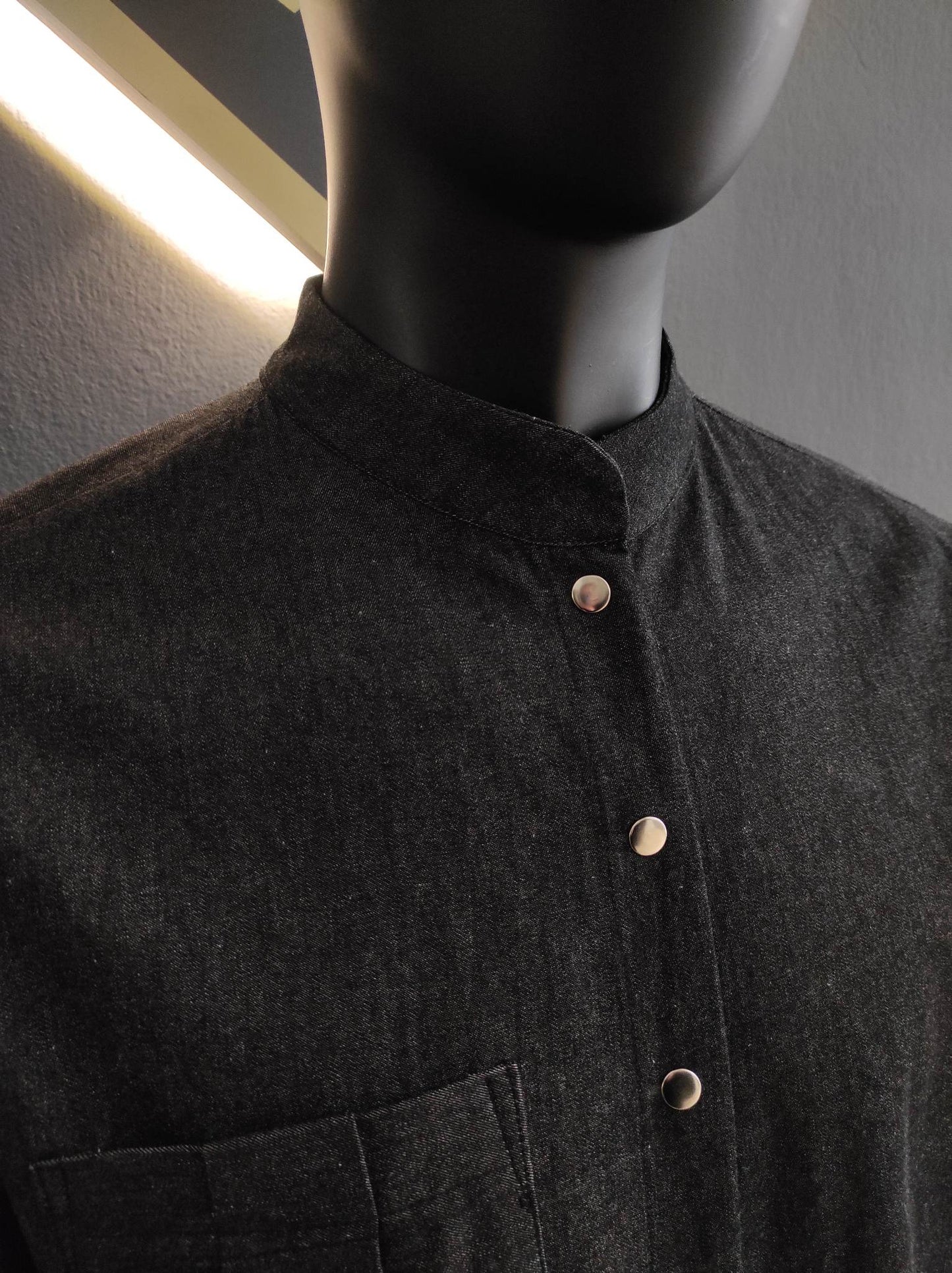 BLACK DENIM FABRIC